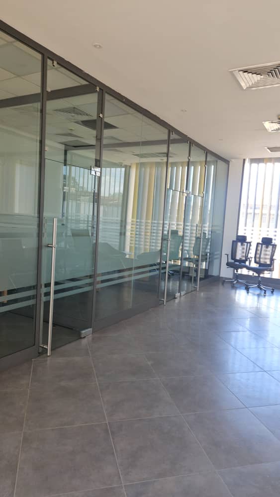 Frameless partition